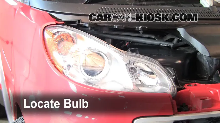 2009 Smart Fortwo Passion Cabrio 1.0L 3 Cyl. Lights Parking Light (replace bulb)